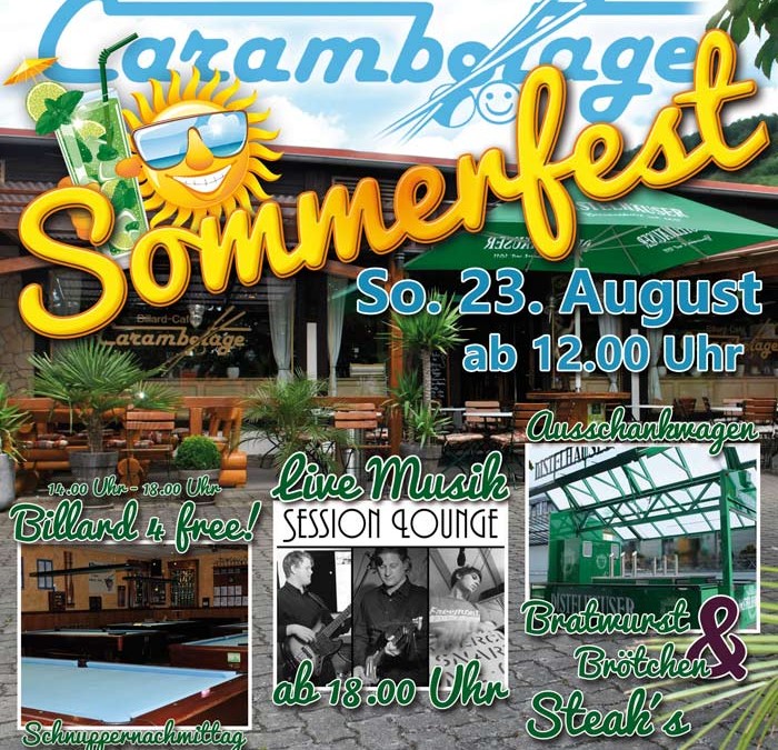 Sommerfest am 23. August 2015